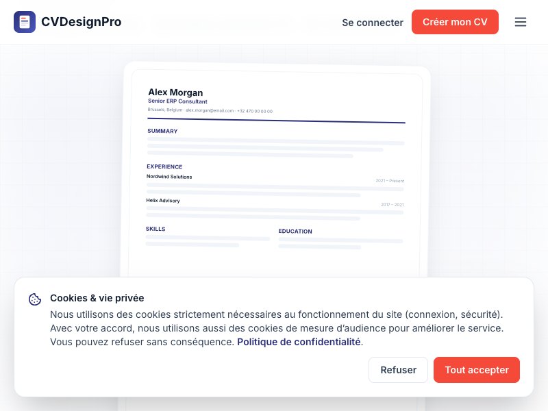 CVDesignPro — product screenshots 2