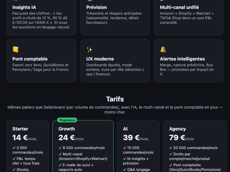 Profit+ — captures de la solution 2