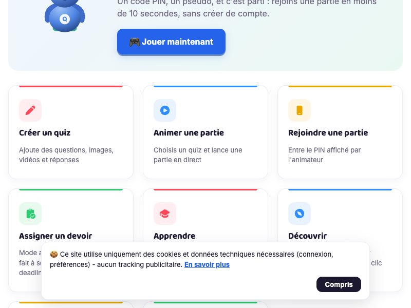 QuizPlay — produktansichten 3