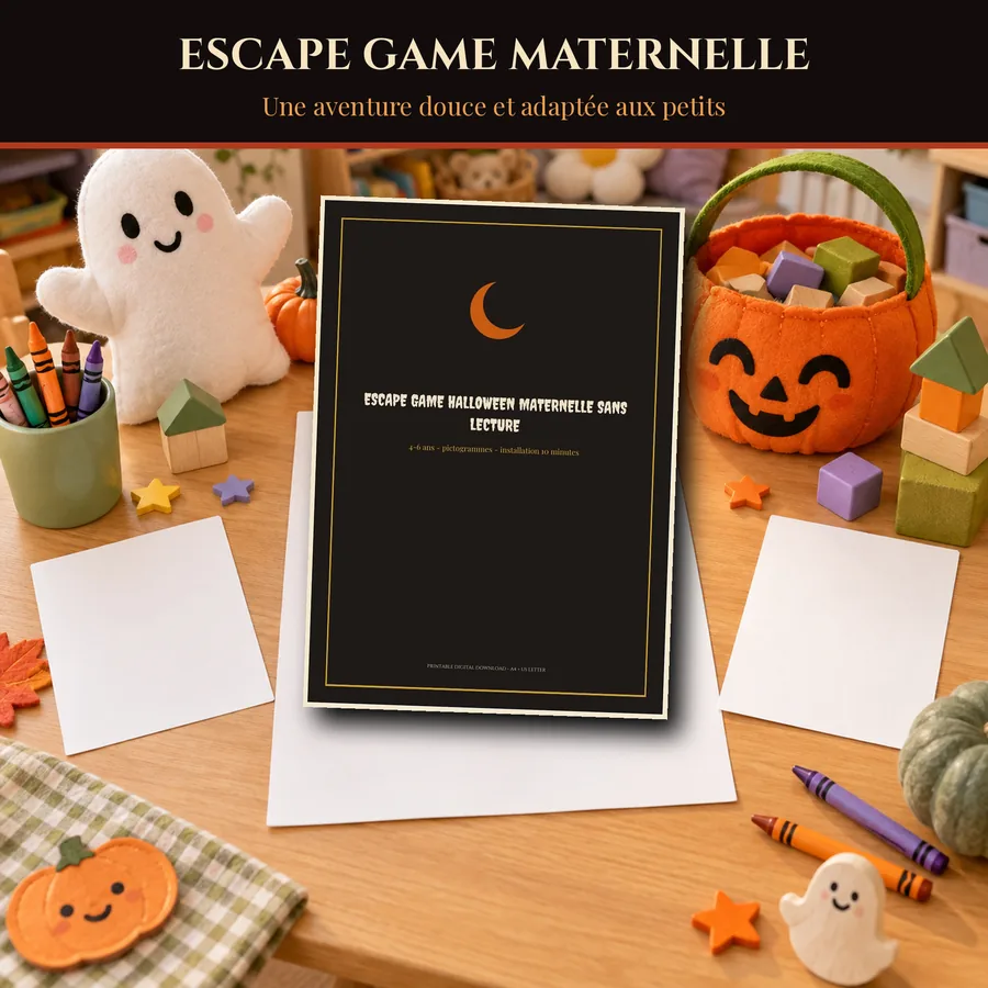 Escape game Halloween maternelle