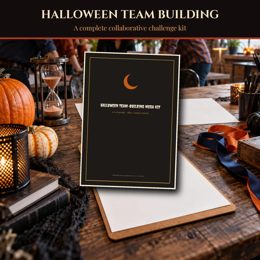 Halloween team building printable