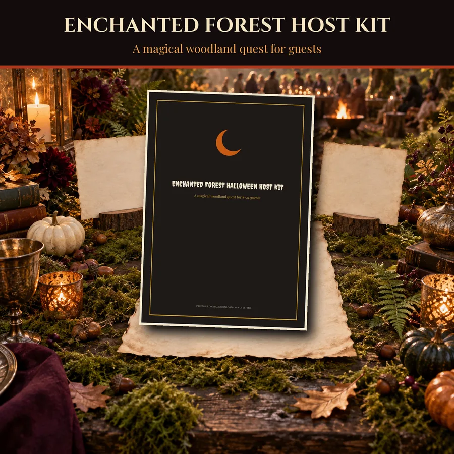 Enchanted forest Halloween host kit