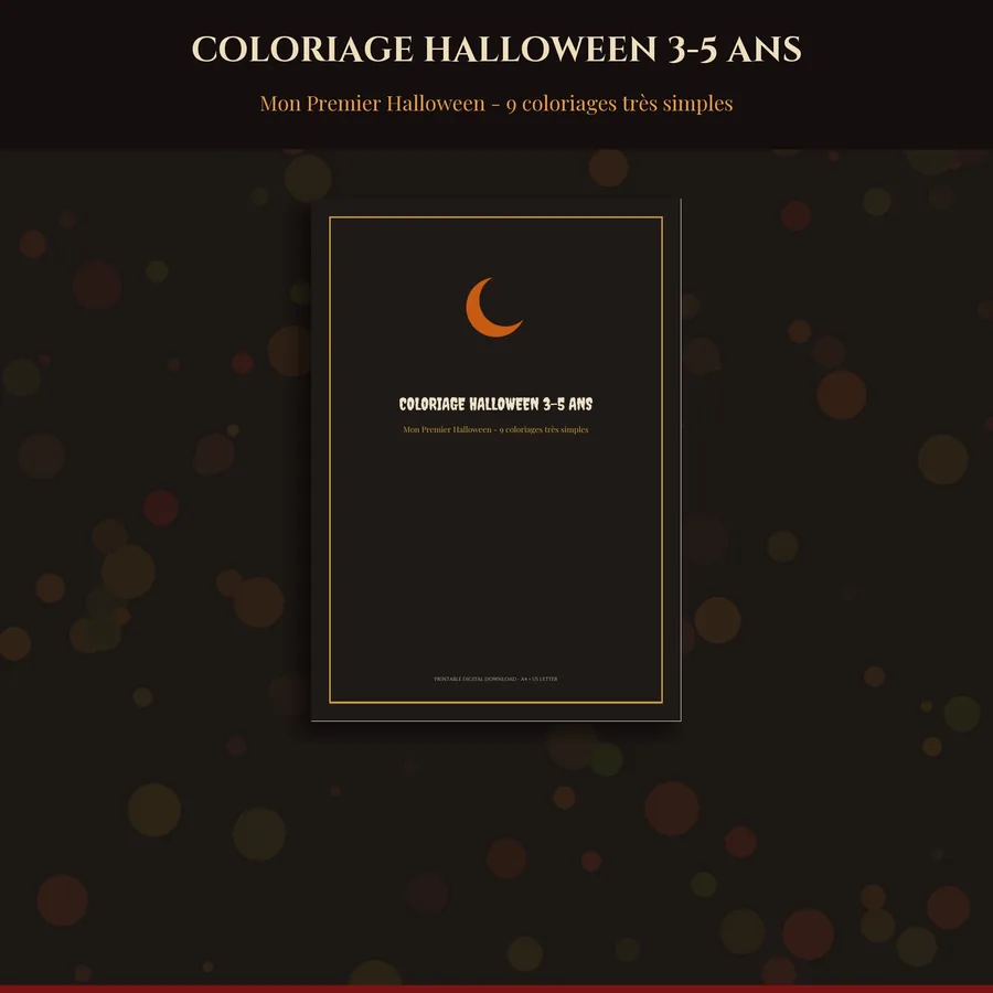 Coloriages Halloween 3 à 5 ans
