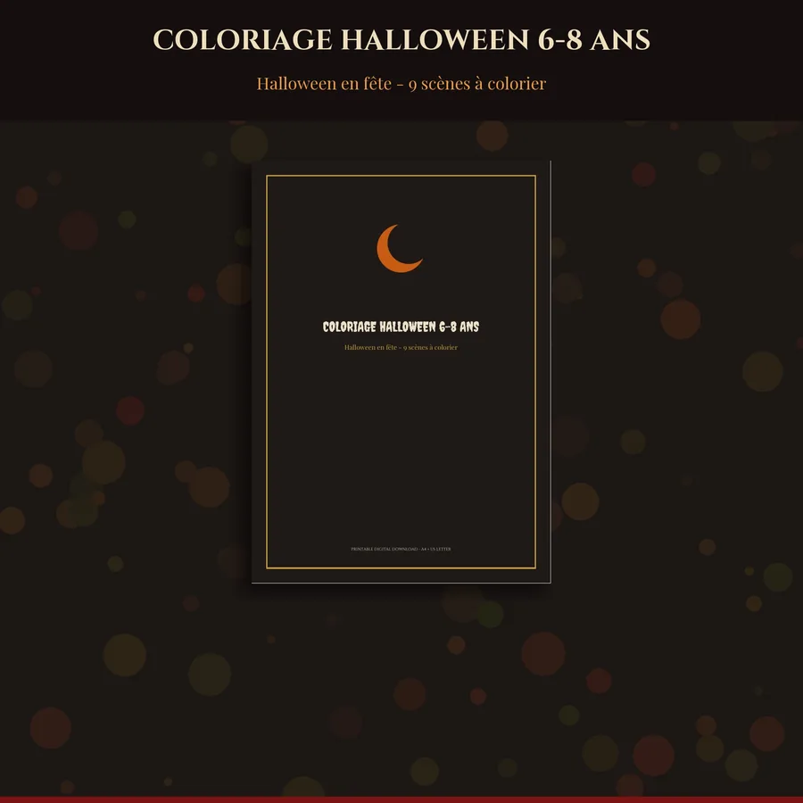 Coloriages Halloween 6 à 8 ans