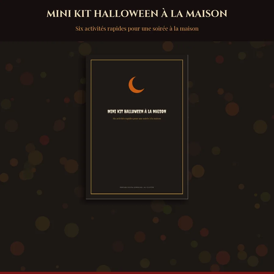 Mini-kit Halloween maison