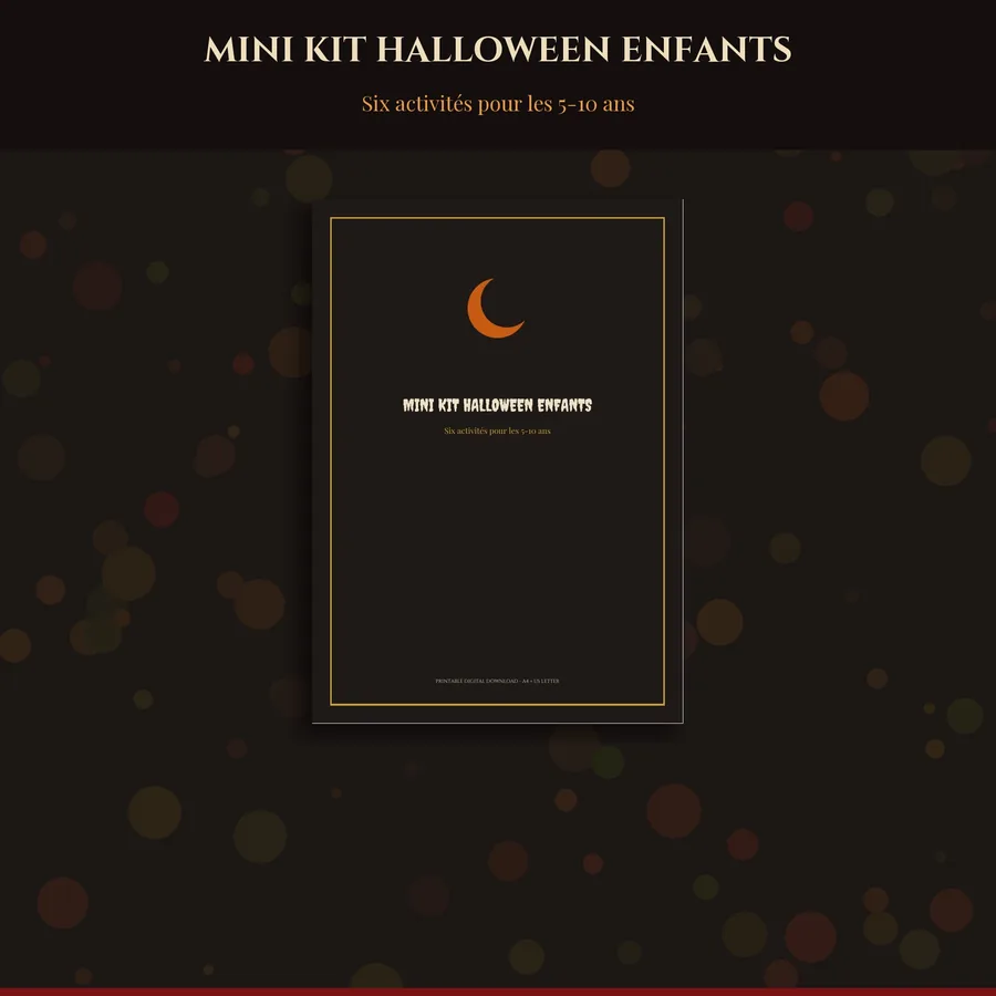 Mini-kit Halloween enfants
