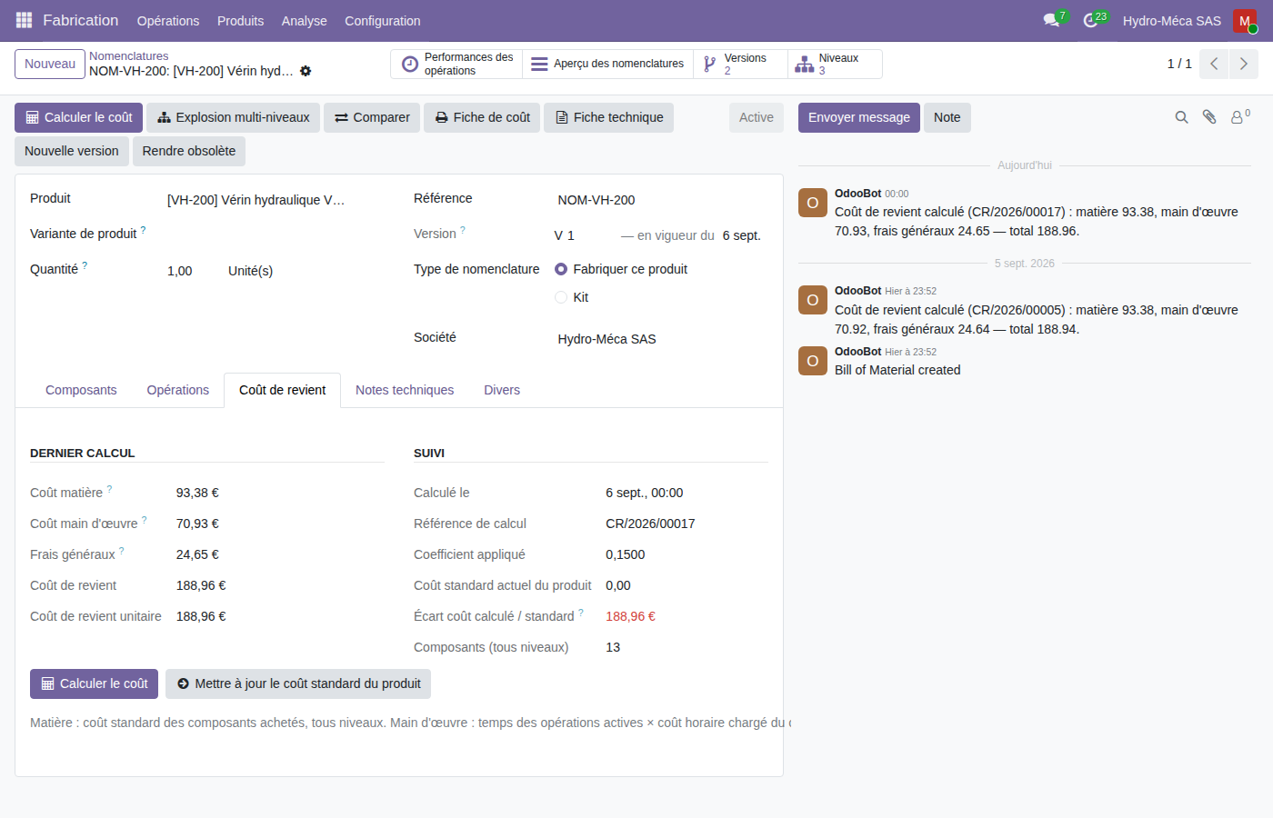 Capture de MRP N1 — Nomenclatures & Gammes dans Odoo 19