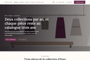 Capture d'écran — Thème Fibre — Boutique de mode et créateur (complet)