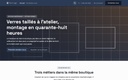 Capture d'écran — Thème Focale — Opticien indépendant (gratuit)