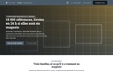 Capture d'écran — Thème Roulement — Négoce de fournitures industrielles (gratuit)