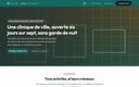 Capture d'écran — Thème Museau — Clinique vétérinaire de ville (gratuit)