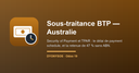 Capture d'écran — Sous-traitance BTP — Australie : Security of Payment et TPAR (Odoo 19)