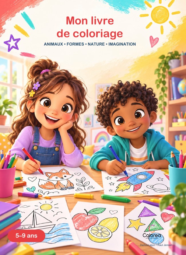 Mon livre de coloriage — 5 à 9 ans