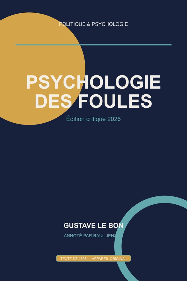 [LFI-FOULES-FR-PB-D2] Psychologie des foules (Annoté) — édition critique 2026