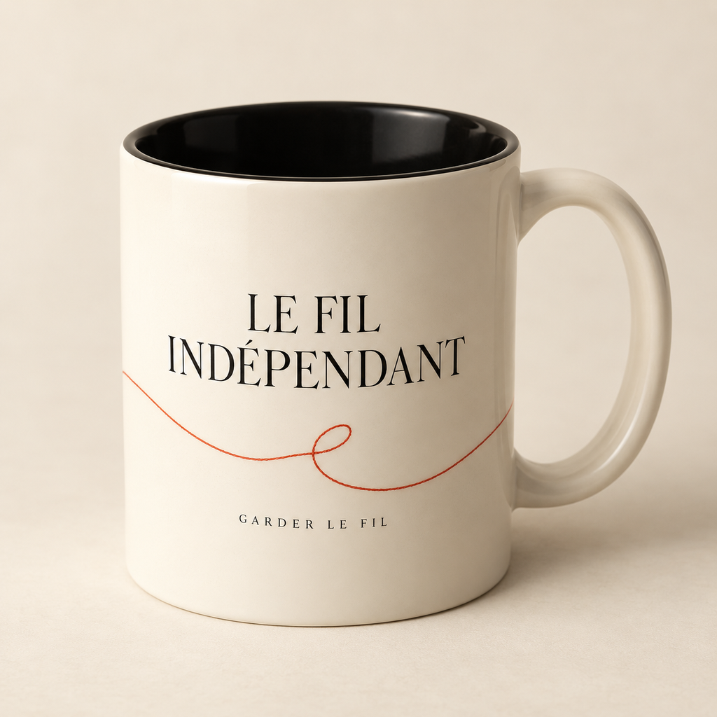[LFI-FIN2026-MUG-S106] Mug Le Fil Indépendant — édition fin 2026