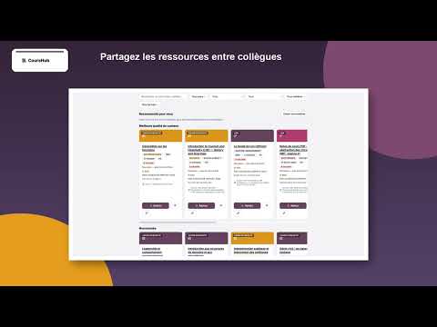 CoursHub — Présentation et fonctionnalités | Épisode 5